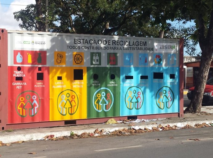 Adesão às estações de reciclagem incentiva coleva setiva