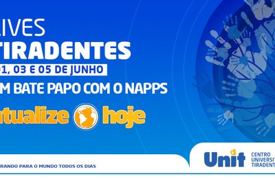 Conversas sobre saúde mental no isolamento abrem cronograma de lives da Unit/AL em junho