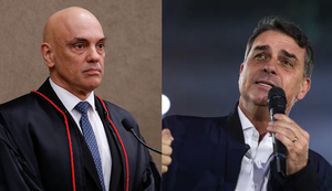Flávio Bolsonaro acusa Moraes de ser "articulador político" de Lula