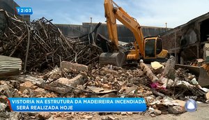 Vistoria madeireira incêndio