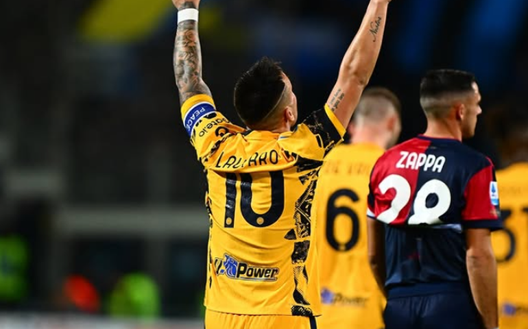 Inter de Milão vence Cagliari e alcança liderança provisória do Italiano