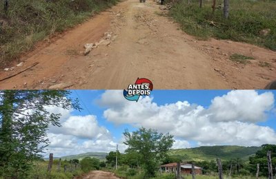 Malha vicinal de Santana do Ipanema segue recebendo manutenção da Prefeitura