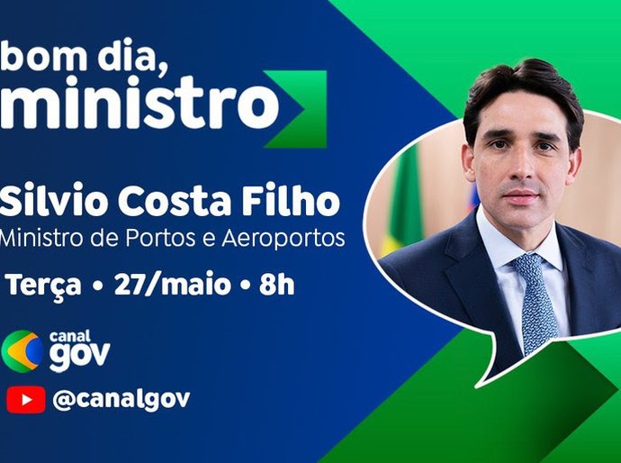 Silvio Costa Filho detalha carteira de investimentos aeroportuários no Bom Dia, Ministro