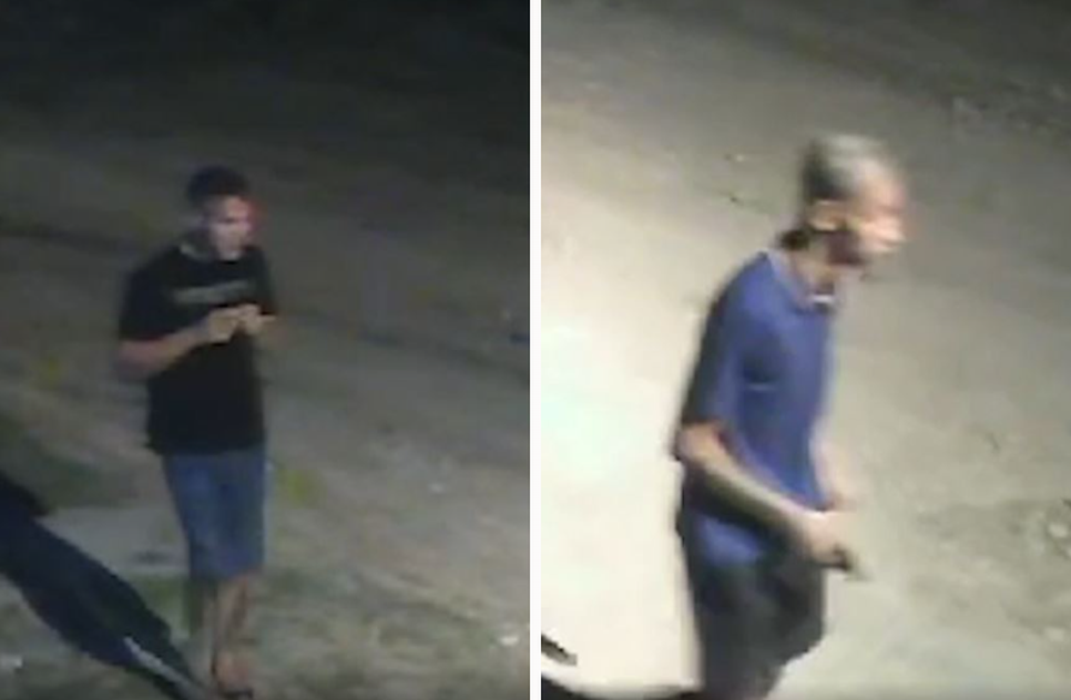 Polícia Civil divulga imagens de dupla suspeita de matar vigilante e tentar roubar motorista de aplicativo
