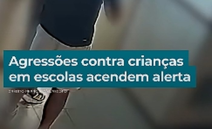 Imagens da agressão foram anexadas a processo