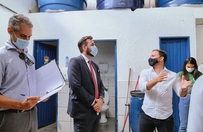 Ministério Público fiscaliza escolas públicas e vai cobrar do município ajustes para que falhas sejam sanadas