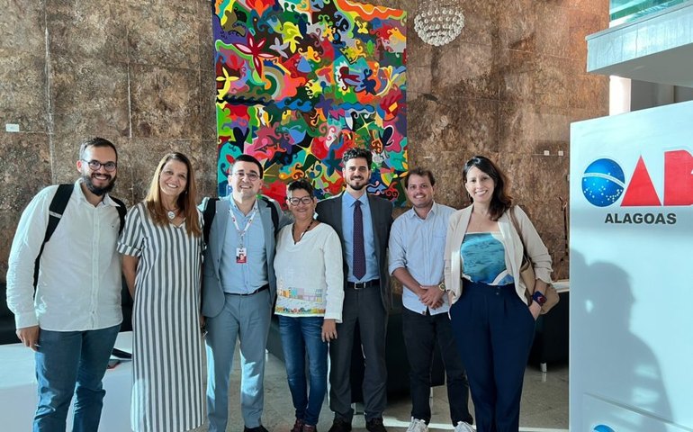 OAB Alagoas recebe representantes de associação internacional de prevenção à tortura