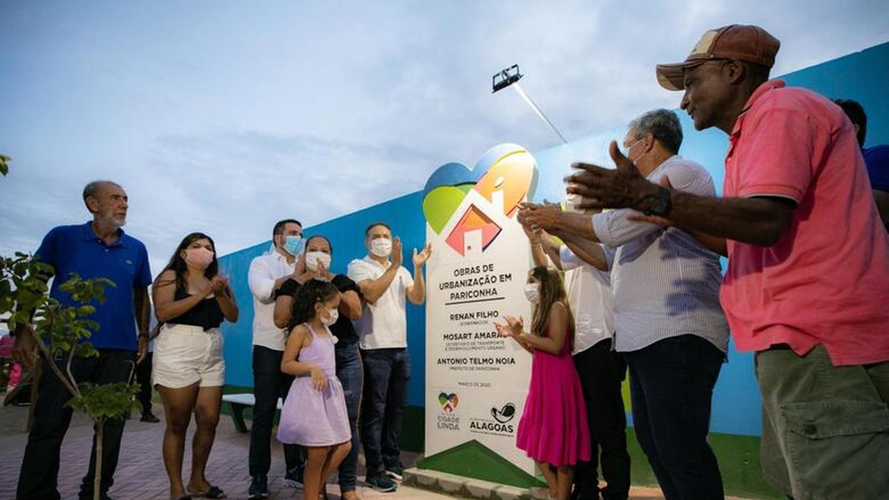 Renan Filho entrega obras do Minha Cidade Linda e novo acesso a Pariconha