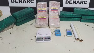 Cerca de 15 kg de maconha são apreendidos na Zona Norte de Aracaju
