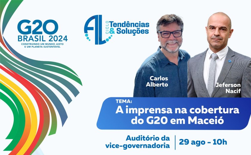 Secom promove treinamento para comunicadores sobre a cobertura do G20 em Maceió