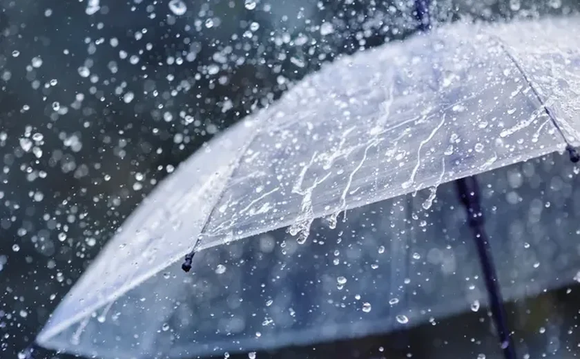 Alerta de pancadas de chuvas e rajadas de ventos é emitido em Alagoas