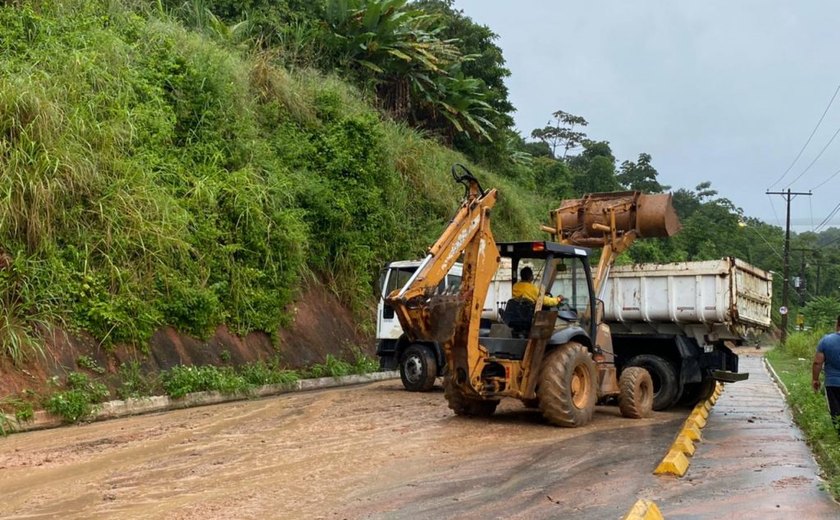 Prefeitura de Maceió intensifica trabalho nas ruas para diminuir impactos das chuvas