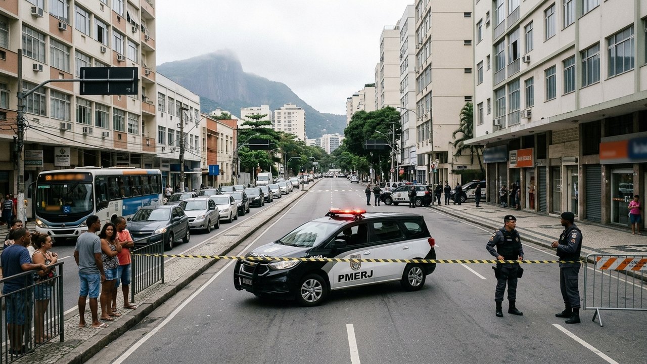 São Clemente é fechada pela PM durante ocorrência policial em Botafogo