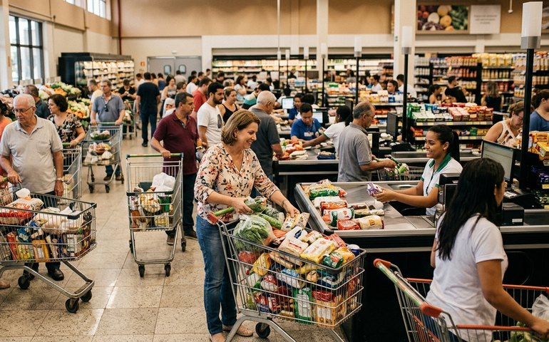 Vendas no varejo brasileiro atingem novo recorde em março, aponta IBGE