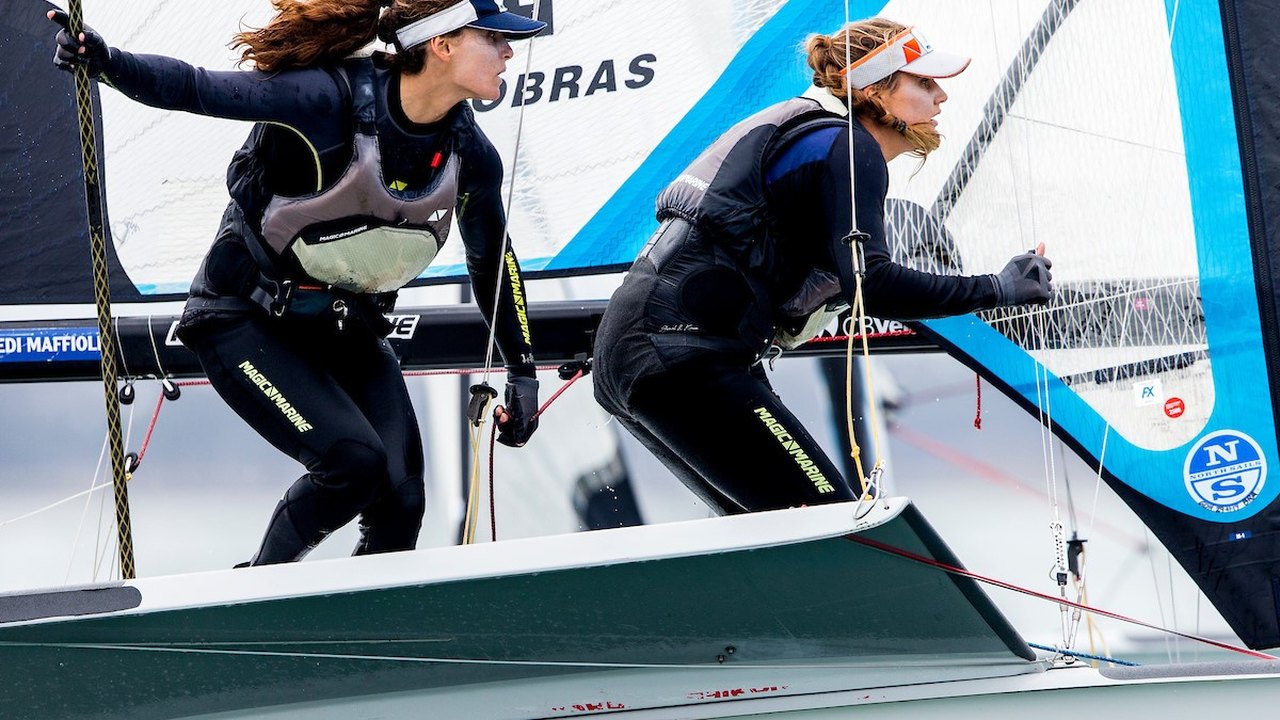 Martine e Kahena sobem para 8º no Mundial e Scheidt ocupa o 28º lugar
