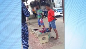 Adolescentes foram apreendidos pela Guarda Municipal de Aracaju. / Foto: Imagem: Reprodução/TV Atalaia