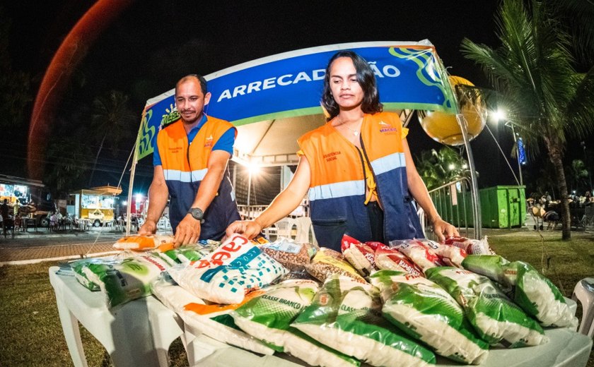 Alimentos arrecadados no São João serão destinados ao Mesa Brasil; saiba onde doar