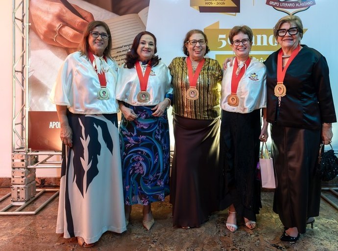 Grupo Literário Alagoano celebra 50 anos com programação histórica e protagonismo feminino na cultura