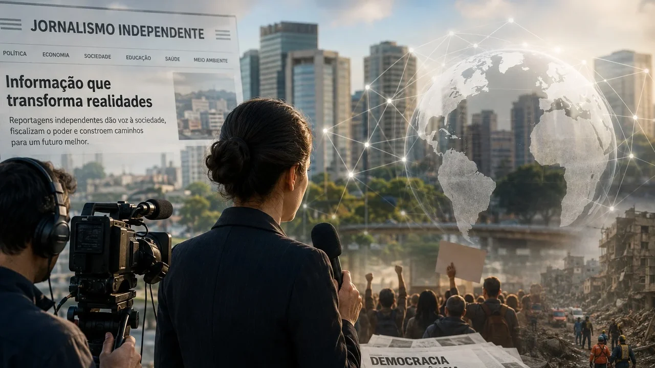 Jornalismo independente é infraestrutura essencial para o desenvolvimento sustentado, direitos humanos, segurança nacional e resposta a crises, diz estudo global