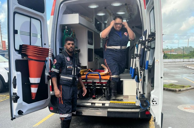 Samu salva vítima de queda de moto com traumatismo cranioencefálico grave em São Miguel dos Milagres