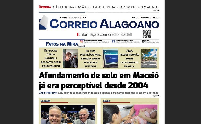 Afundamento de solo em Maceió já era perceptível desde 2004