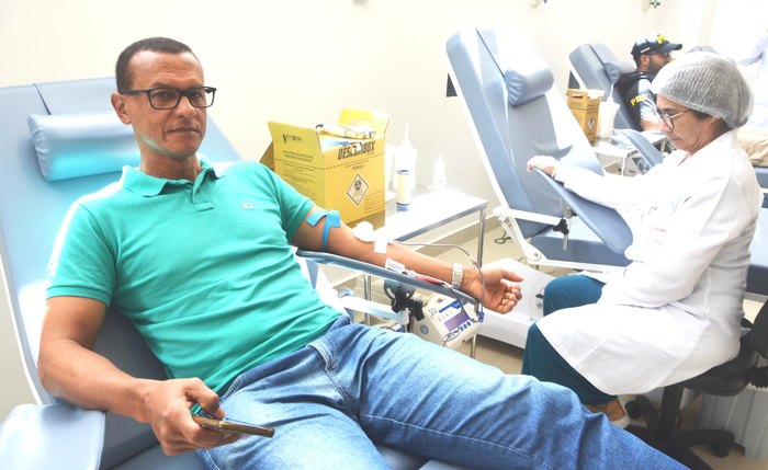 Do total de doações voluntárias de sangue recebidas, 12.601 foram captadas pelas Unidades de Maceió Do total de doações voluntárias de sangue recebidas, 12.601 foram captadas pelas Unidades de Maceió