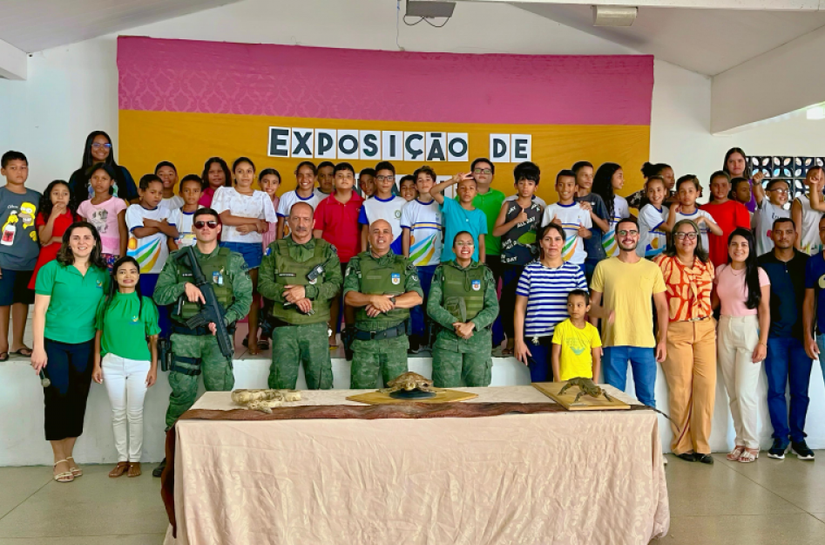 Semed e BPA promovem exposição de animais taxidermizados para alunos da rede municipal de Campo Alegre