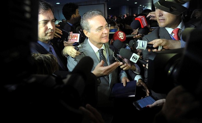 Renan Calheiros fala sobre operação da PF / Foto: Agência Senado Renan Calheiros fala sobre operação da PF / Foto: Agência Senado