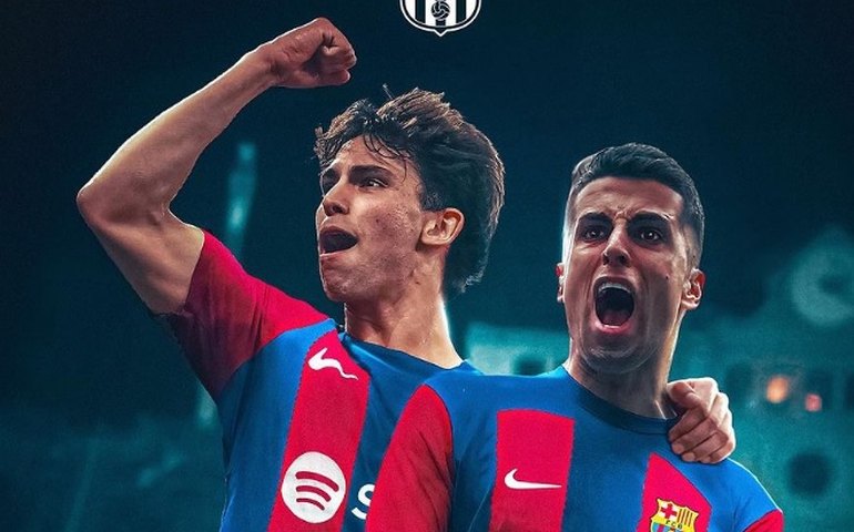 João Félix e Cancelo chegam à Espanha para assinar com o Barcelona; vídeo