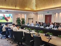 A comitiva chinesa sinalizou positivamente ao convite, abrindo caminho para o avanço das negociações. Divulgação/Secom GOVSC