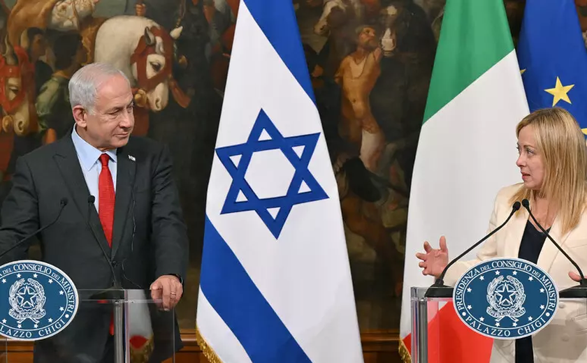 Meloni reforça a Netanyahu que Irã não tenha armas nucleares