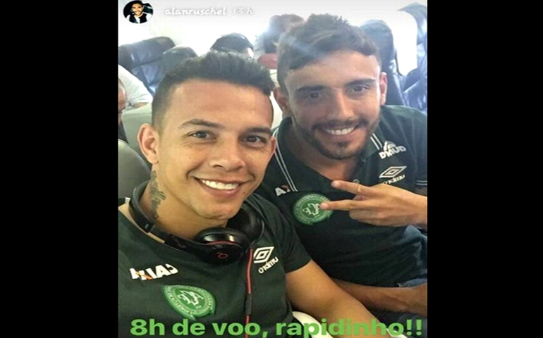 Vida do lateral Alan Ruschel pode ter sido salva por uma criança