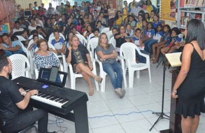 5º Recital de Páscoa é realizado na Biblioteca Municipal de Coruripe