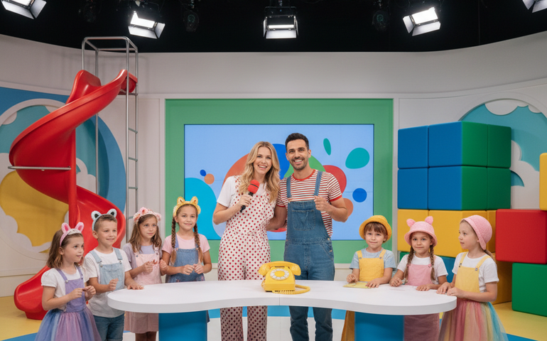 Viih Tube e Eliezer estreiam como apresentadores de programa infantil do SBT