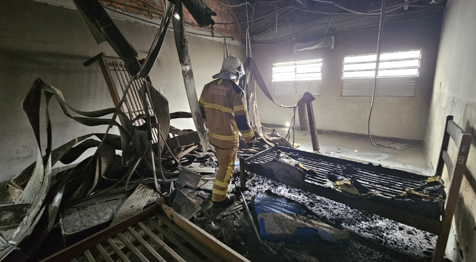 incêndio bombeiros / Foto: SSP/SE