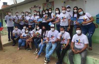 Secretarias de Assistência Social e de Educação de Major realizam ação em apoio ao dia mundial contra o trabalho infantil 