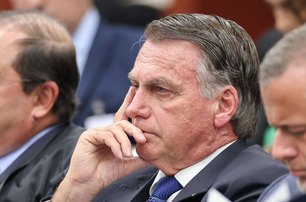  <span class="featured-image__subtitle">O ex-presidente Jair Bolsonaro (PL) durante julgamento da denúncia da PGR no STF</span> <span class="featured-image__credit">• Antonio Augusto/STF</span> 