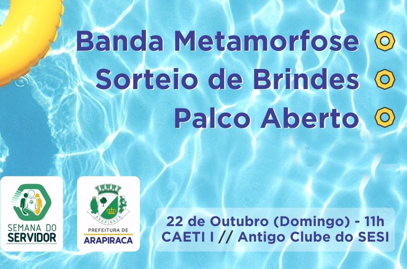 Festa em homenagem ao servidor público será realizada neste domingo