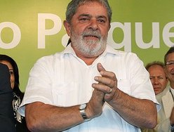 Presidente Lula durante a cerimônia para ordem de início da duplicação da BR-448, em Canoas (RS)