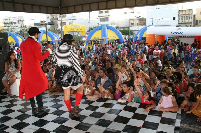 Senac, Sesc e Sindilojas Arapiraca, realiza 5ª edição do “Brincando no Parque”