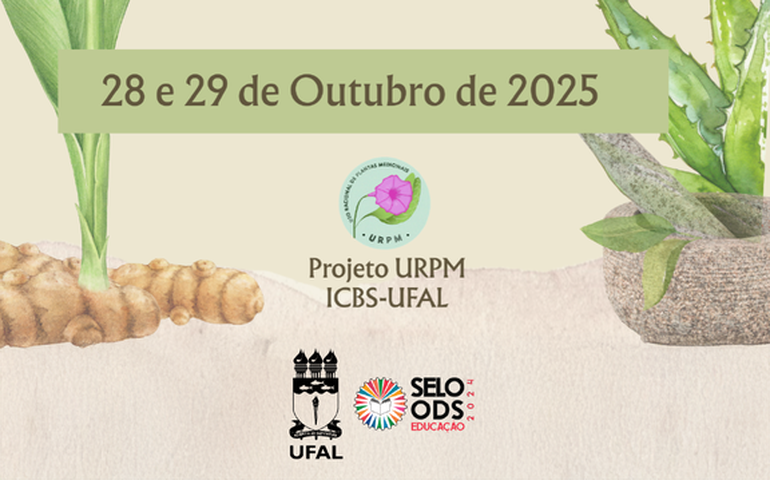 Jornada de Plantas Medicinais é gratuita e acontece nos dias 28 e 29