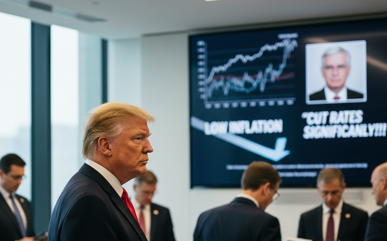 Trump volta a criticar Powell após divulgação de dados econômicos dos EUA