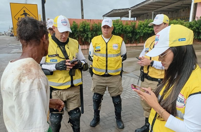 Ronda no Bairro acolhe pessoas em vulnerabilidade social na região metropolitana de Maceió