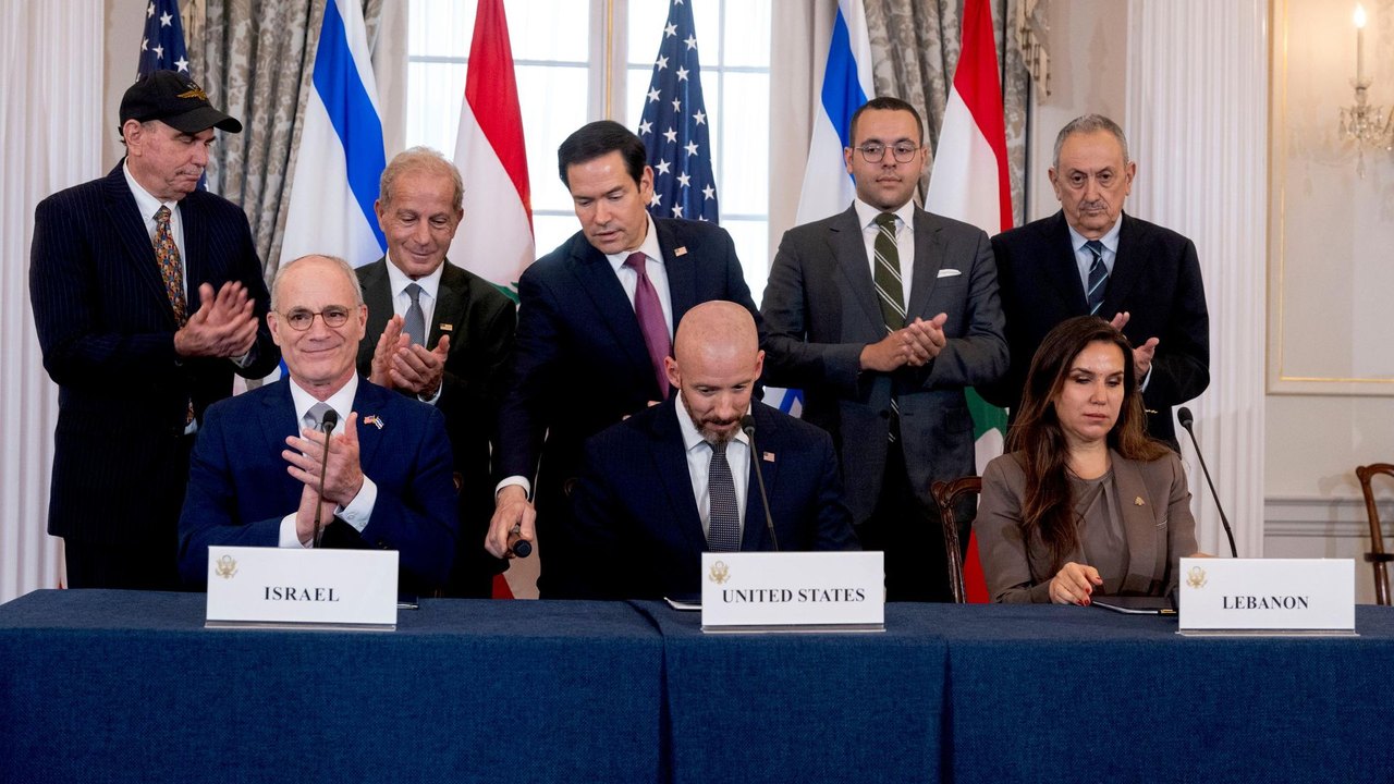 Estados Unidos, Israel e Líbano assinam acordo para buscar fim de conflito armado