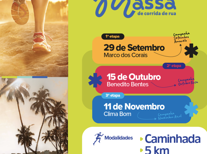 Corrida de Rua: Maceió ganha circuito oficial com etapas na orla, Benedito Bentes e Clima Bom