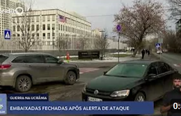 Estados Unidos fecham temporariamente embaixada na capital ucraniana