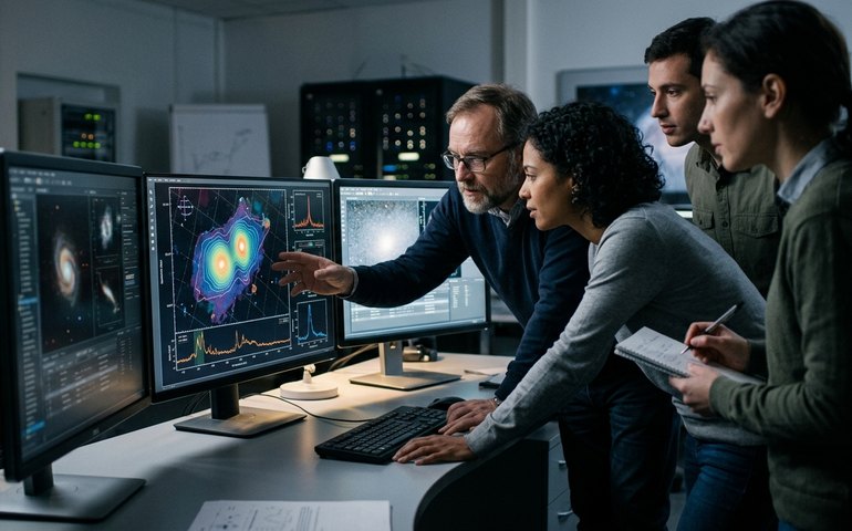 Astrônomos detectam sinais de fusão entre buracos negros na galáxia Mrk 501