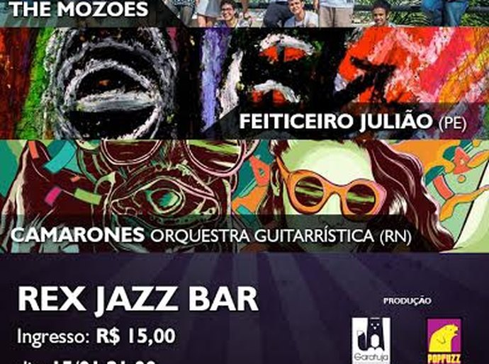 Rock, amor e psicodelia invadem o Rex Bar no dia 15/01