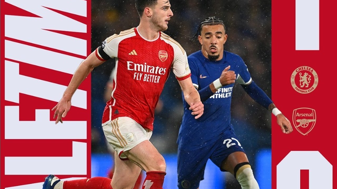 Arsenal sai atrás, arranca empate do Chelsea, mas deixa o City na liderança do Inglês