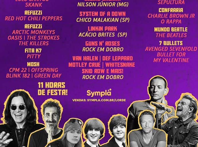 Lorde Nelson Rock Festival chega à 4ª edição com mais de 25 tributos em Maceió